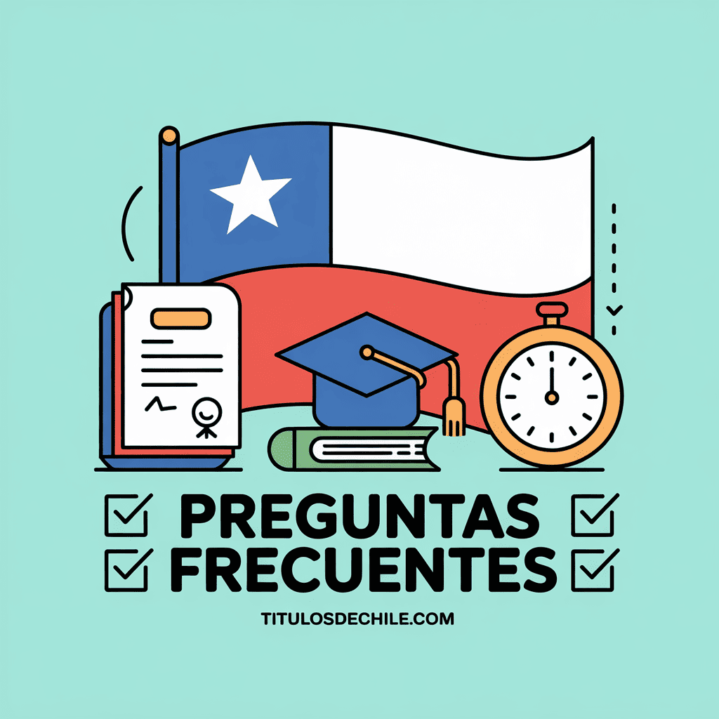 preguntas frecuentas titulos especializaciones en chile